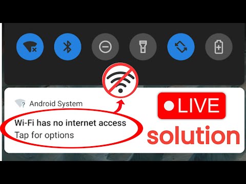 How to fix wifi connected but no internet access | wifi connected but no internet access solved