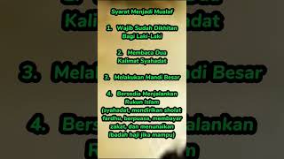 Download lagu Syarat Menjadi Mualaf Menurut Islam mp3