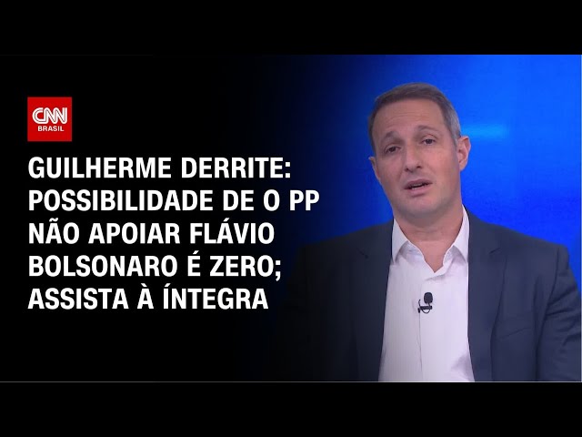 Possibilidade de o PP não apoiar Flávio Bolsonaro é zero, afirma Derrite | CNN 360°
