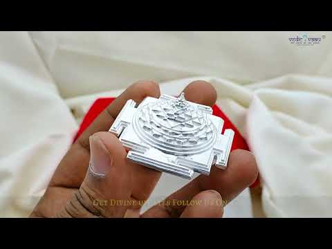 Siddhi Sri Chakra Shree Yantra in Pure Silver video