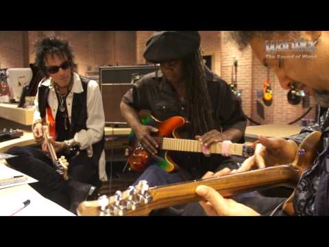 Meet&Greet @ FRAMUS & WARWICK booth: Earl Slick, Regi Wooten, Jean Paul Bourelly