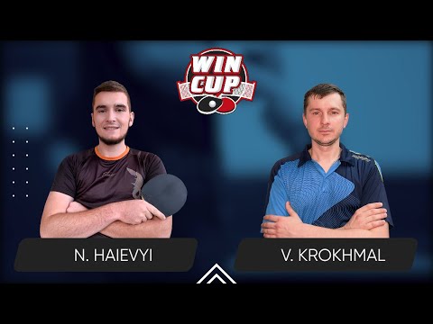 19:45 Nazarii Haievyi - Vitalii Krokhmal West 4 WIN CUP 15.11.2023 | TABLE TENNIS WINCUP