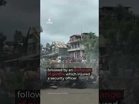 Houses set on fire as fresh violence erupts in India’s Manipur | AJ #shorts