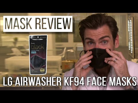 LG-Airwasher KF94 mask review video thumbnail