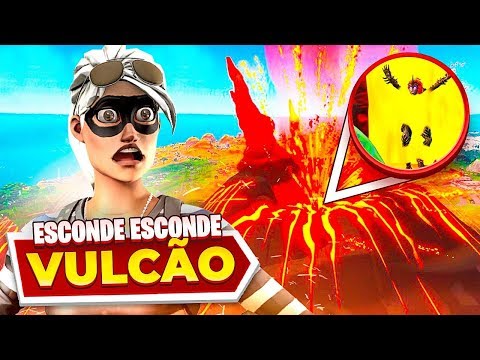 ESCONDE ESCONDE NO VULCÃO! ( fortnite ) ‹ JUAUM ›