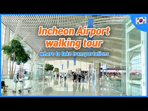 Passeio a pé pelo aeroporto de Incheon + guias para transporte | Dicas de viagem na Coreia