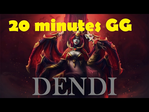 Queen Of Pain Dendi GG 20 Minutes