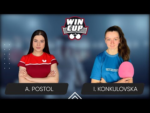 10:30 Anastasiia Postol - Iryna Konkulovska 01.10.2024 WINCUP Master. TABLE 1