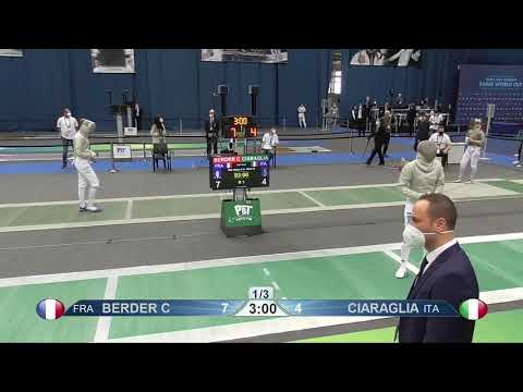 Budapest 2021 SWS - L32 - Berder FRA v Ciaraglia ITA
