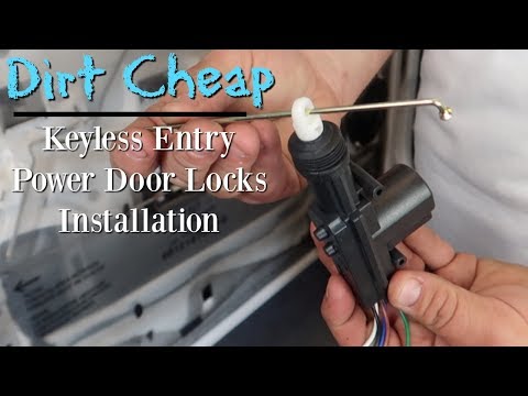 Install Power Door Lock Actuators & Keyless Entry On Your Vehicle | In Depth Tutorial