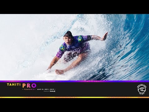Bourez vs. Crisanto vs. Morais - Elimination Round, Heat 3 - Tahiti Pro Teahupo'o 2019