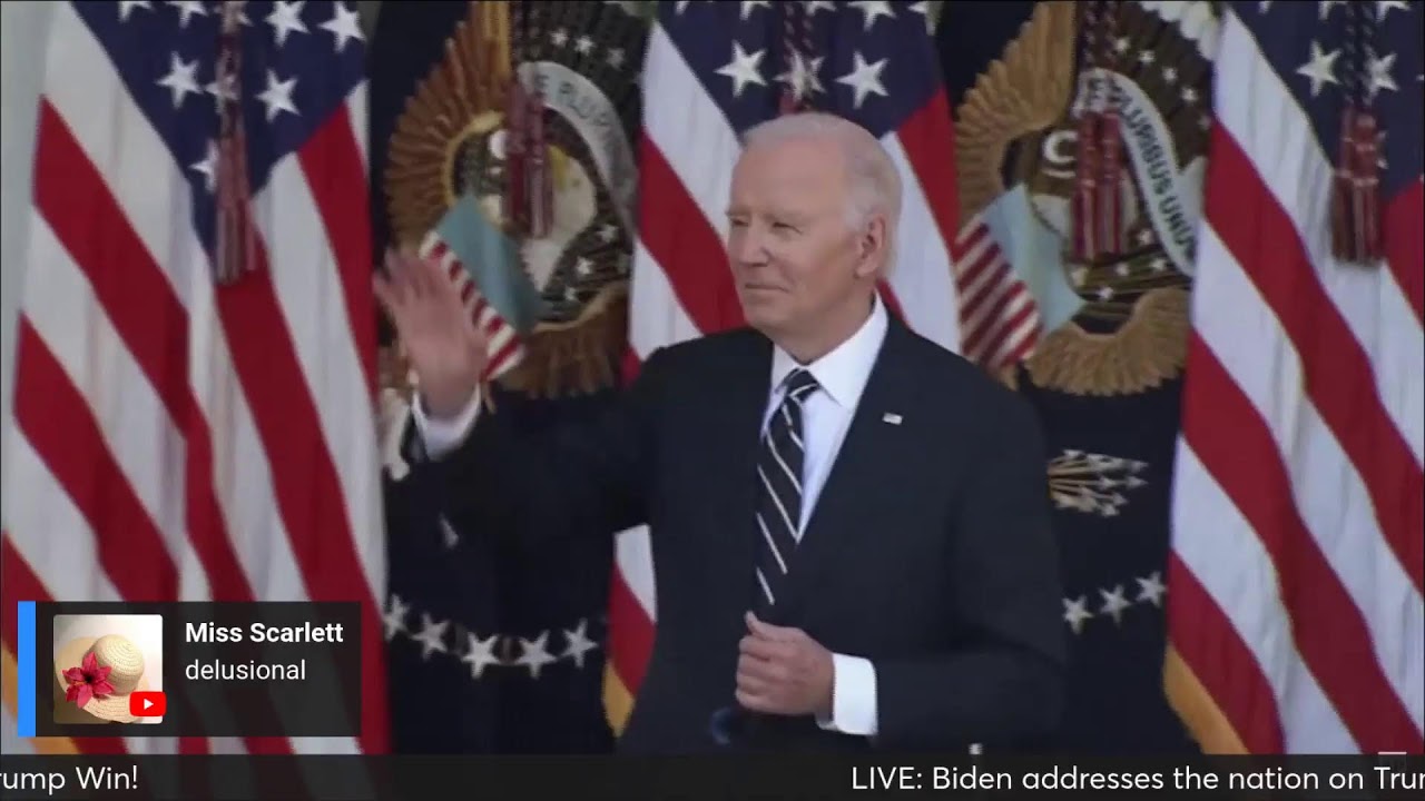 Biden Addresses the Nation on Trump Win LIVE!!