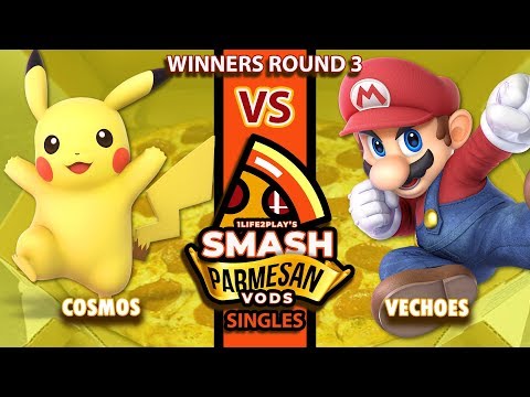 Smash Parmesan #2 - Winners Round 3 - Cosmos [PIKACHU] vEchoes [MARIO]