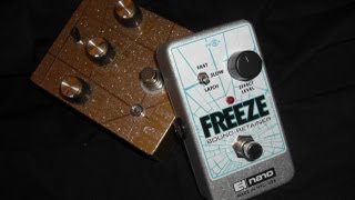 Video thumbnail for Electro Harmonix - Freeze & Dr. Scientist - Radical Red Reverberator - RRR by Dennis Kayzer
