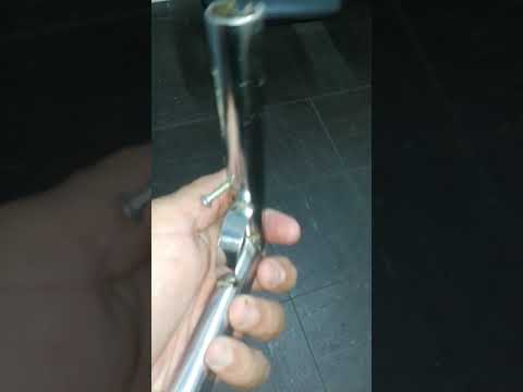 Arma artesanal apreendida em ponto de trafico de canoas! sigam @sgt_ohlweiler