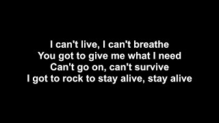Saxon - I&#39;ve Got To Rock (To Stay Alive) with lyrics