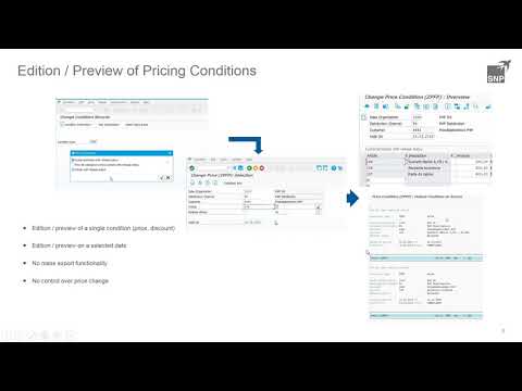 SNP Pricing for Profit – easy management of prices in SAP