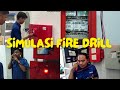Simulasi Fire Drill Atau General Alarm Di Gedung