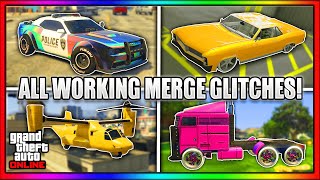 *NEW* GTA 5 ALL WORKING CAR MERGE GLITCHES AFTER PATCH 1.68! GTA ONLINE MODDED CARS! ALL CONSOLES!