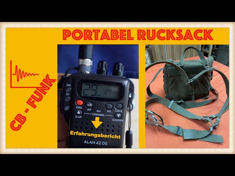 Midland Alan 42 DS Erfahrungsbericht und Rucksack für den Portabelbetrieb | CB Funk