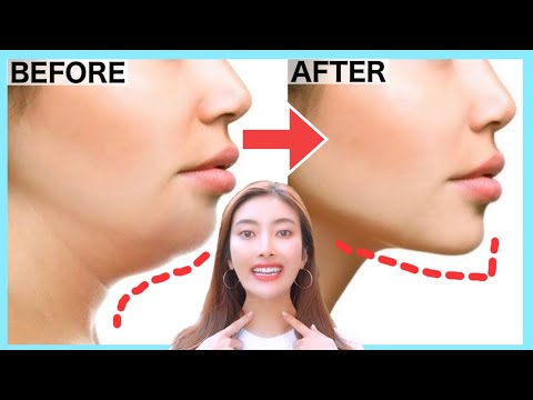 Double Chin Removal and Wrinkles, Get a Better Jawline, V shape Face with this Exercise!