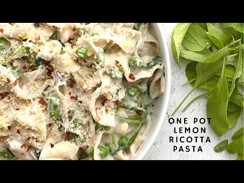 One Pot Lemon Ricotta Pasta