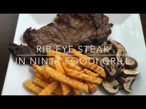 Ribeye steak using Ninja Foodi Grill
