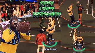 GREEN LIGHTS EVERYWHERE | PLAYING VS SUBS | NBA 2K17 MyPARK
