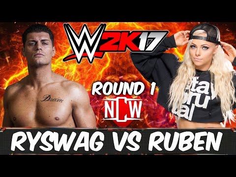 WWE 2K17 - Ryswag vs Ruben 3 Stages of Hell - Round 1