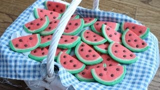 How to Make Watermelon Cookies!