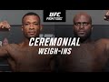 UFC São Paulo: Ceremonial Weigh-In