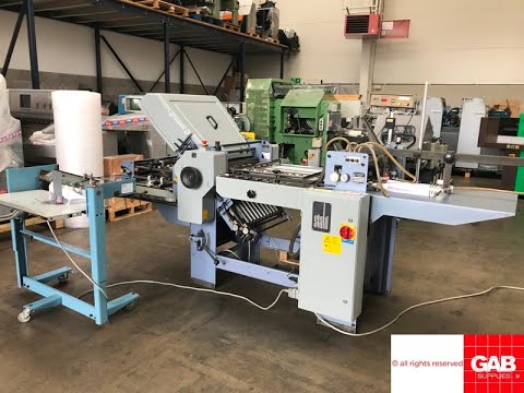 stahl t50 4 1 paper folding machine   8 pages paper folder   Gab Supplies Ltd   1990