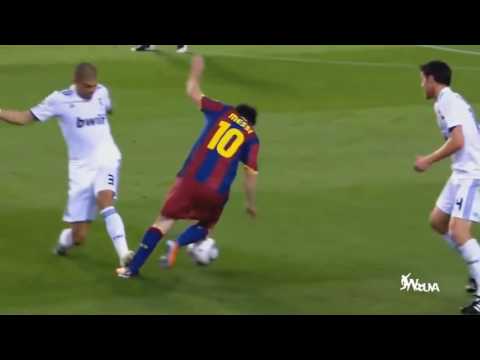 Top 10 faltas brutales a lionel messi por jugadores del real madrid