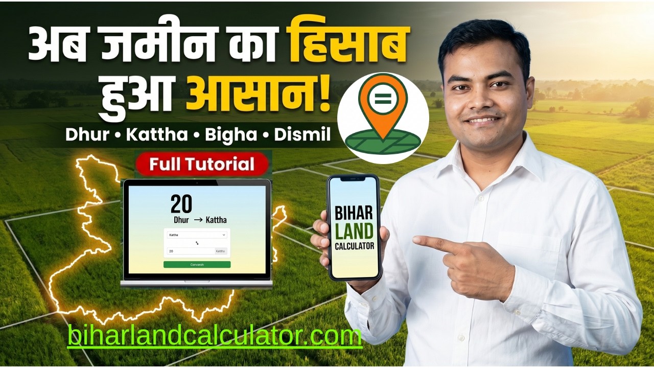 Watch Bihar Land Calculator Video Tutorial