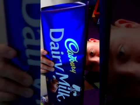 Giant dairy milk unboxing