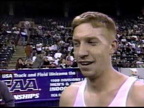 Keven Sullivan vs. Bryan Berryhill - Men's Mile  - 1998 NCAA Indoor Track and Field Championships