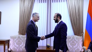 Meeting of Ararat Mirzoyan and Louis Bono