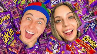 24 HORAS COMIENDO MORADO