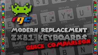 ZX81 Keyboard membranes - modern replacements compared #SinclairZX81 #ZX81