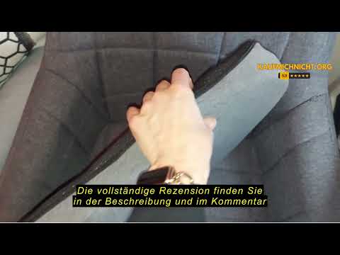 Produktbewertung: feela.® Orthopädisches Sitzkissen [3 Härtegrade] - Ergonomisches Sitzkissen für Bü