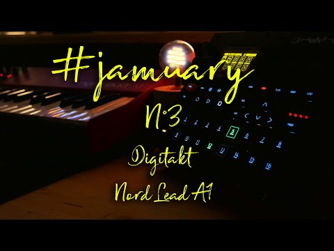 #jamuary Synth Jam Improvisation - Elektron Digitakt - Nord Lead A1