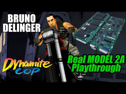 SEGA Dynamite Cop - Real MODEL 2 A-CRX - BRUNO DELINGER (Missoin 3)
