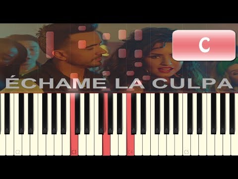 Luis Fonsi, Demi Lovato - Échame La Culpa | Piano Tutorial / Cover