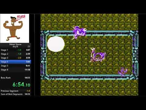Metal Storm (NES) speedrun 13:08