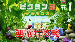 【ピクミン3デラックス】無犠牲攻略　#1日目