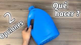 2 Magnificas ideas con Botella de Suavisante ♻️ DE BASURA A LUJO!  Artesanato 2022