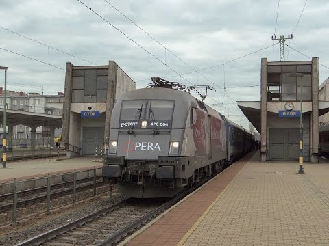 MÁV 470 004 "Opera" indul az Írottkő IC-vel (IC927)