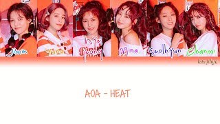 AOA (에이오에이) – HEAT Lyrics (Han|Rom|Eng|COLOR CODED)