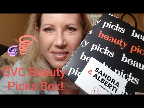 QVC Sandra & Alberti beauty picks box! Super cool box!
