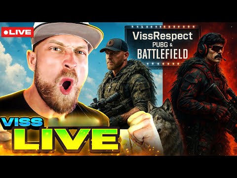 🔴LIVE - Viss & Dr Disrespect: PUBG 1 Win Minimum & BF 6 Kills Challenge!